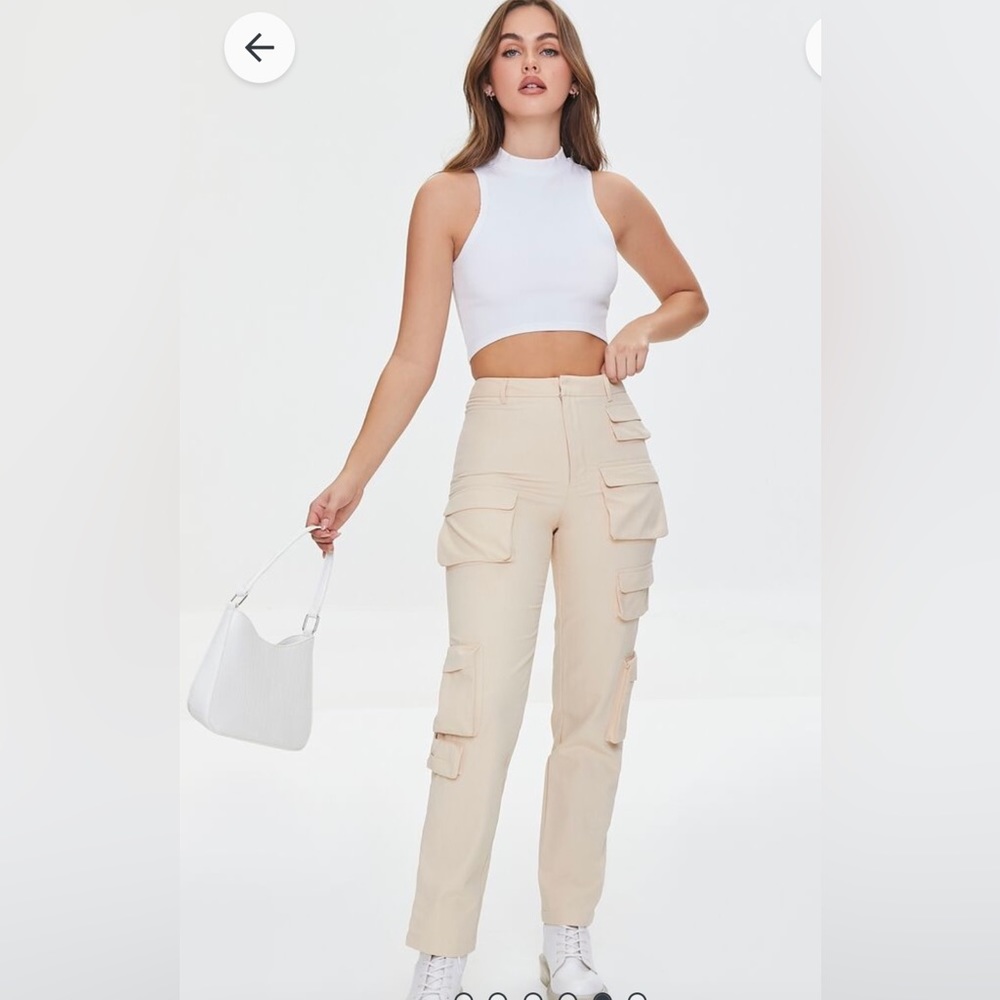 High Rise Cargo Pants - Picture 5 of 6